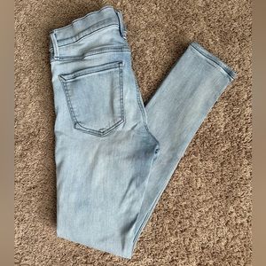 Express Mid Rise Medium Wash Jean Jeggins.